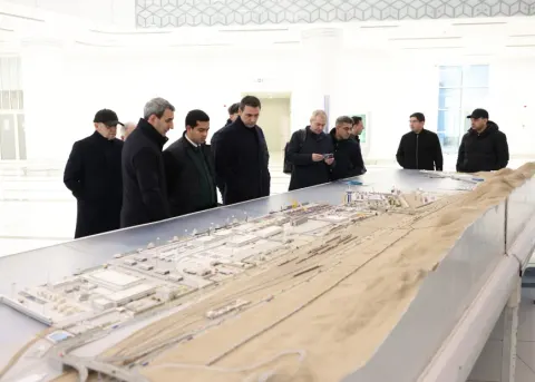 ADY sədri Türkmənbaşı Beynəlxalq Dəniz Limanında olub