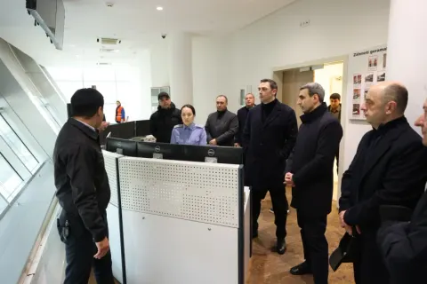 ADY sədri Türkmənbaşı Beynəlxalq Dəniz Limanında olub