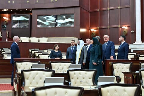 Sahibə Qafarova Ərəb Parlamentinin prezidenti ilə görüşüb