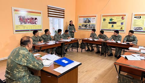 Hərbi Hava Qüvvələrində inspeksiya yoxlamaları keçirilib