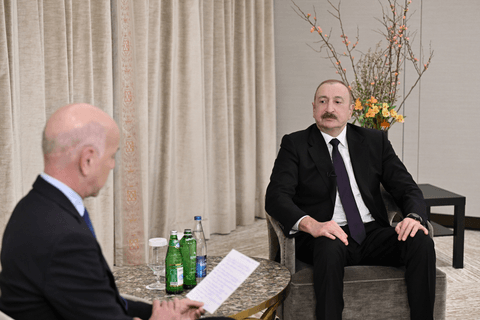İlham Əliyev "France 24"ə müsahibə verib - YENİLƏNİB - FOTOLAR