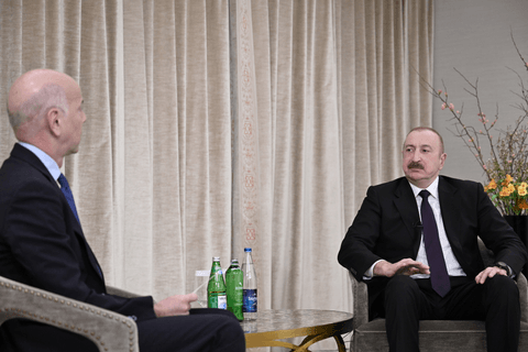 İlham Əliyev "France 24"ə müsahibə verib - YENİLƏNİB - FOTOLAR