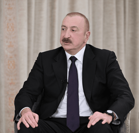 İlham Əliyev "France 24"ə müsahibə verib - YENİLƏNİB - FOTOLAR