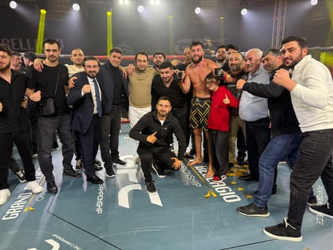 Alim Nəbiyev Batumidə beynəlxalq turnirdə MMA üzrə ardıcıl üçüncü qələbəsini qazanıb