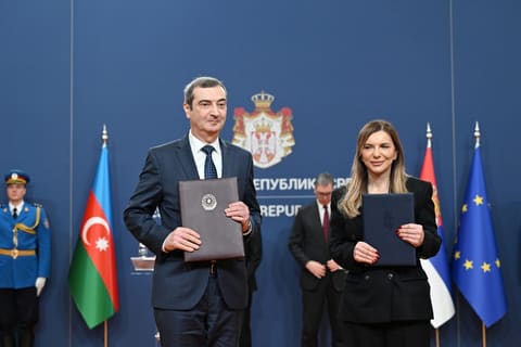 Belqradda Azərbaycan-Serbiya sənədləri mübadilə olunub - YENİLƏNİB