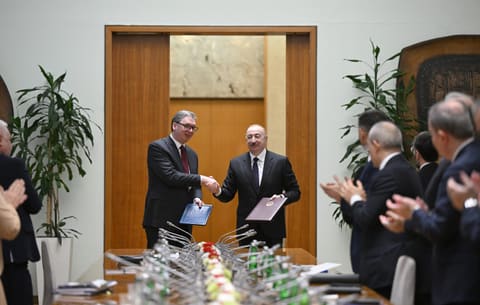 Belqradda Azərbaycan və Serbiya arasında Strateji Tərəfdaşlıq Şurasının 1-ci iclası keçirilib - YENİLƏNİB