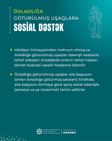 Övladlığa uşaq götürənlərə hansı güzəştlər edilir? - AÇIQLAMA
