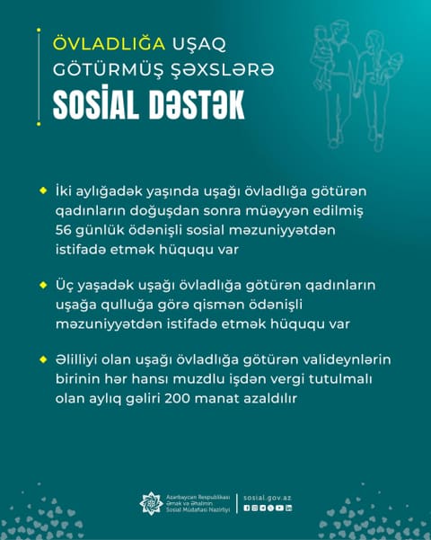 Övladlığa uşaq götürənlərə hansı güzəştlər edilir? - AÇIQLAMA