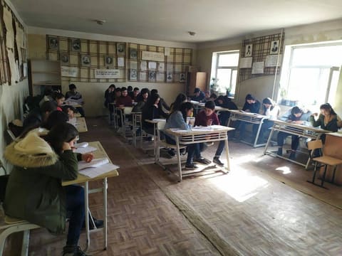 Saatlının Qara Nuru kəndində məktəb əsaslı təmir olunub - FOTOLAR