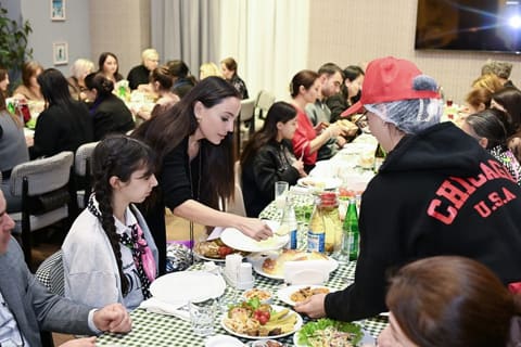 Leyla Əliyeva Qubada iftar məclisində iştirak edib