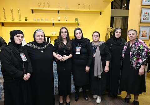 Leyla Əliyeva Qubada iftar məclisində iştirak edib