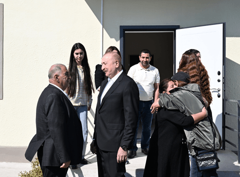 İlham Əliyev Xocavənd kəndində görülmüş işlərlə tanış olub - YENİLƏNİB  - FOTOLAR