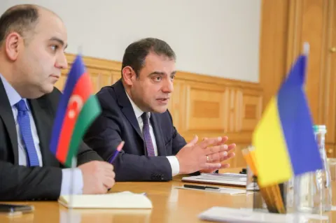Azərbaycanla Ukrayna arasında əməkdaşlıq müzakirə edilib - FOTOLAR