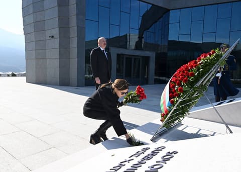 İlham Əliyev Xocalı Soyqırımı Memorialının açılışında iştirak edib - YENİLƏNİB 4