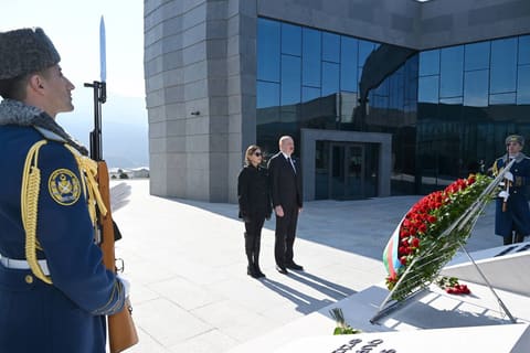 İlham Əliyev Xocalı Soyqırımı Memorialının açılışında iştirak edib - YENİLƏNİB 4
