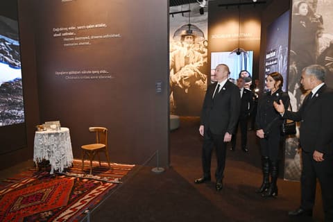 İlham Əliyev Xocalı Soyqırımı Memorialının açılışında iştirak edib - YENİLƏNİB 4