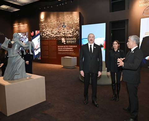 İlham Əliyev Xocalı Soyqırımı Memorialının açılışında iştirak edib - YENİLƏNİB 4