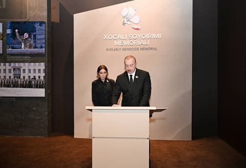 İlham Əliyev Xocalı Soyqırımı Memorialının açılışında iştirak edib - YENİLƏNİB 4