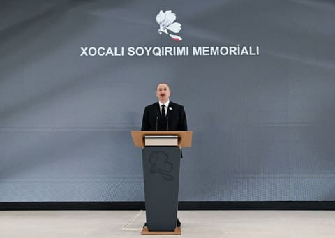 İlham Əliyev Xocalı Soyqırımı Memorialının açılışında iştirak edib - YENİLƏNİB 4