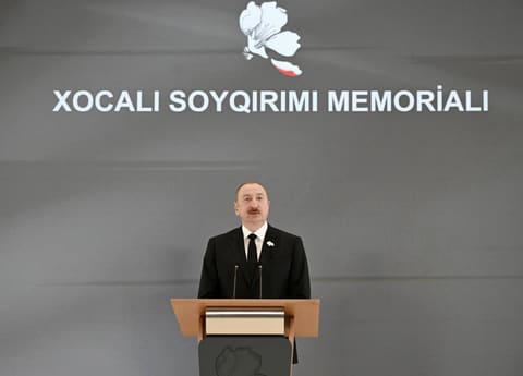 İlham Əliyev Xocalı Soyqırımı Memorialının açılışında iştirak edib - YENİLƏNİB 4