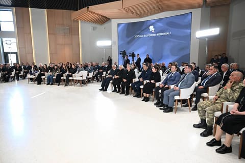 İlham Əliyev Xocalı Soyqırımı Memorialının açılışında iştirak edib - YENİLƏNİB 4