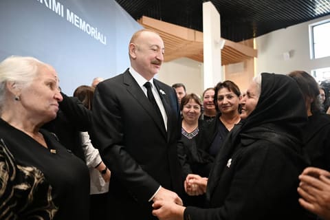 İlham Əliyev Xocalı Soyqırımı Memorialının açılışında iştirak edib - YENİLƏNİB 4