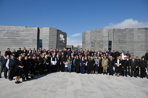 İlham Əliyev Xocalı Soyqırımı Memorialının açılışında iştirak edib - YENİLƏNİB 4