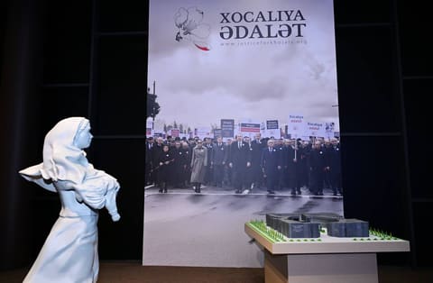 İlham Əliyev Xocalı Soyqırımı Memorialının açılışında iştirak edib - YENİLƏNİB 4