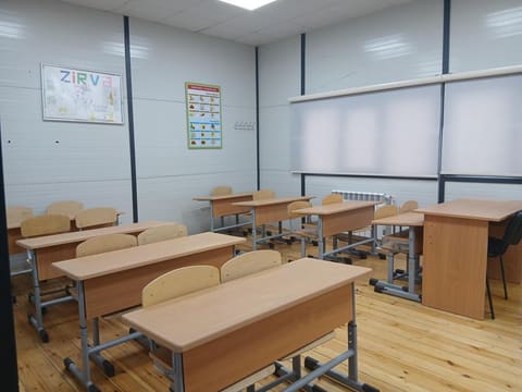 Zəfərin sədası sinif otaqlarından gəlir: Kəlbəcərdə yeni məktəb - FOTOLAR