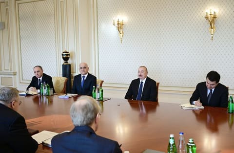 İlham Əliyev Rusiya Hökuməti Sədrinin müavinini qəbul edib