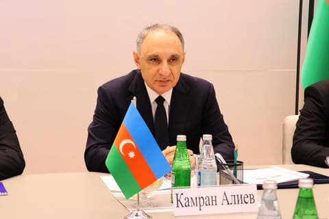 Baş prokuror Rusiya Federasiyasının Baş prokurorunun müavinini qəbul edib