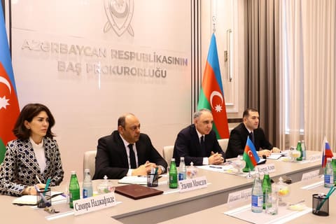 Baş prokuror Rusiya Federasiyasının Baş prokurorunun müavinini qəbul edib