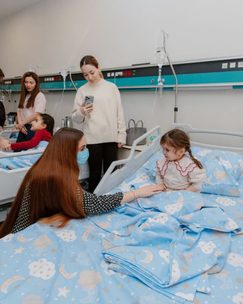Leyla Əliyeva və Arzu Əliyeva “Leyla Medical Center”in Pediatriya Mərkəzində olublar
