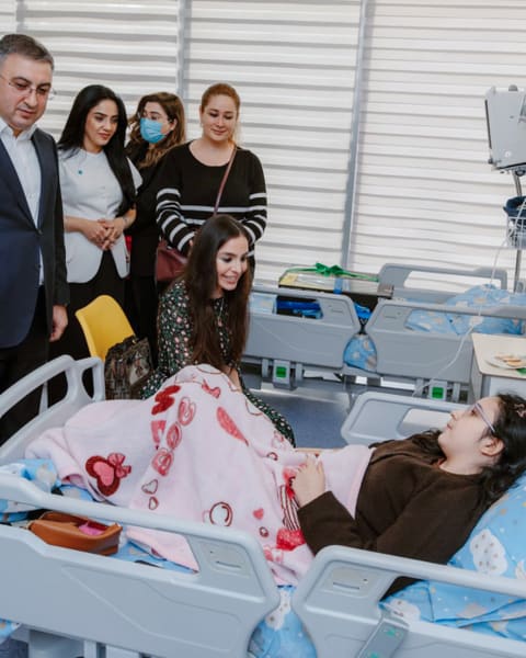 Leyla Əliyeva və Arzu Əliyeva “Leyla Medical Center”in Pediatriya Mərkəzində olublar