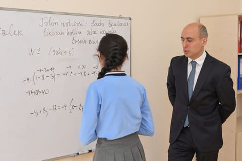 Elm və təhsil naziri Xankəndi və Xocalıda təhsil müəssisələrində olub