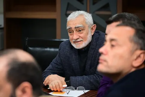 Media nümayəndələri üçün vörkşop keçirilib - FOTOLAR