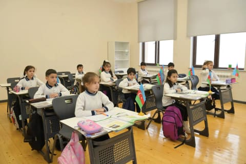 Elm və təhsil naziri Şuşada tədris prosesini izləyib - FOTO
