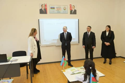Elm və təhsil naziri Şuşada tədris prosesini izləyib - FOTO