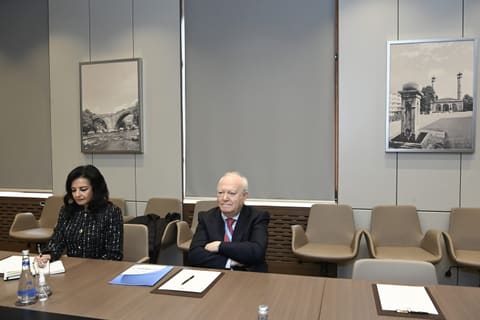 Ceyhun Bayramov Migel Angel Moratinos ilə görüşüb