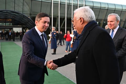 Avropa İttifaqı Şurasının Prezidenti Antonio Koştanın Azərbaycana səfəri başa çatıb