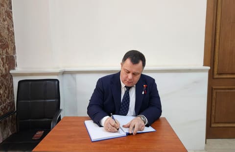 Ombudsman Səbinə Əliyeva Moldovanın ölkəmizdəki səfirini qəbul edib