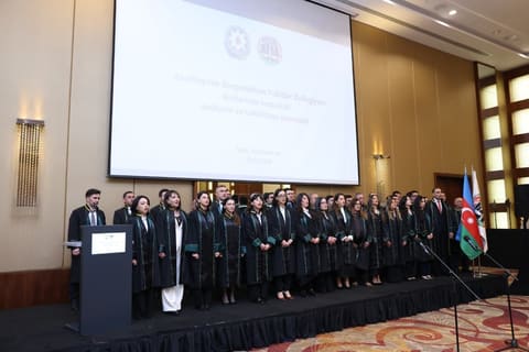 Vəkilliyə namizədlərin təntənəli andiçmə mərasimi keçirilib