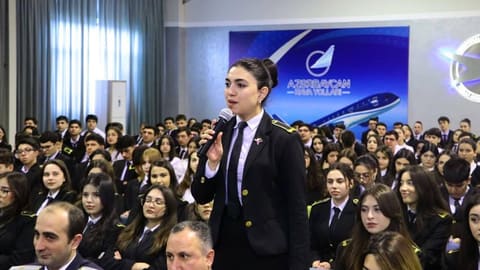 Baş prokurorun Milli Aviasiya Akademiyasında mühazirəsi keçirilib