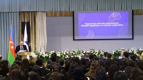 Baş prokurorun Milli Aviasiya Akademiyasında mühazirəsi keçirilib