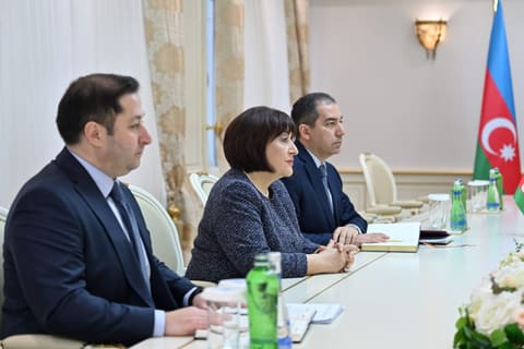 Sahibə Qafarova Parlamentlərarası İttifaqın prezidenti Tulia Akson ilə görüşüb