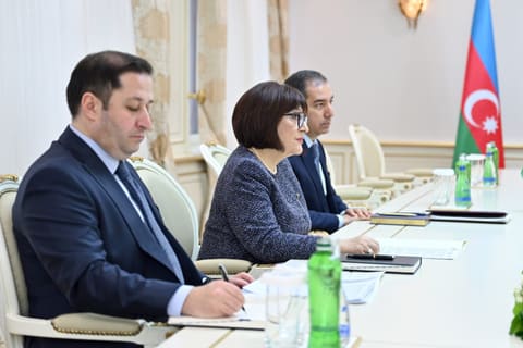 Sahibə Qafarova Çinin ölkəmizdəki səfiri ilə görüşüb