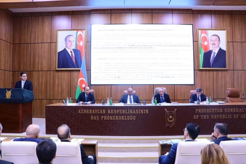 Baş prokuror yanında Elmi-Məsləhət Şurasının növbəti iclası keçirilib