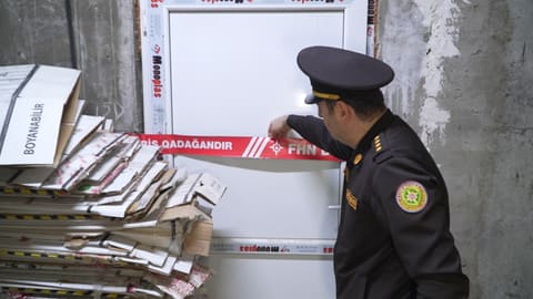 FHN yanğın təhlükəli obyektin fəaliyyətini qismən məhdudlaşdırıb