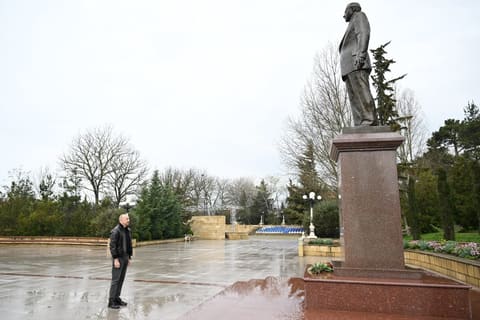 Prezident İlham Əliyev Şamaxı rayonuna səfər edib