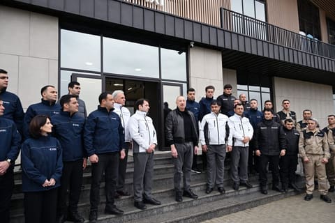 Prezident İlham Əliyev Şamaxıda “Şirvan Aqro” heyvandarlıq kompleksinin açılışında iştirak edib